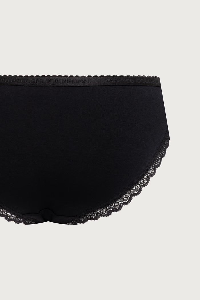 United Colors of Benetton Majtki damskie z bawełną 3-pack 3XCM1S034