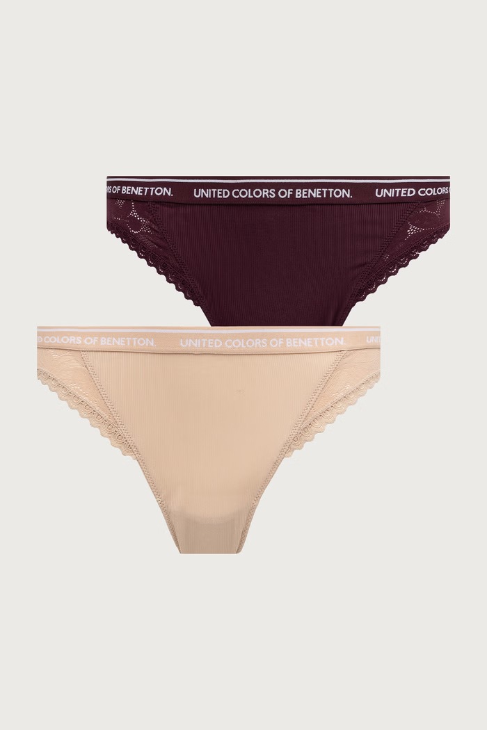 United Colors of Benetton Figi damskie beżowy 3XGK1S037