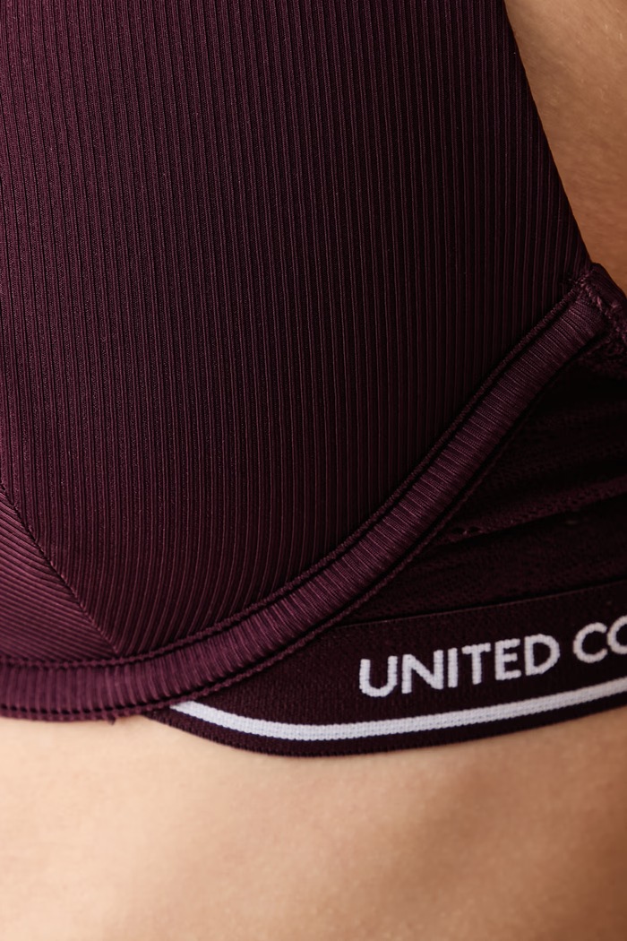 Odzież United Colors of Benetton Biustonosz 3XGK1R02I bordowy