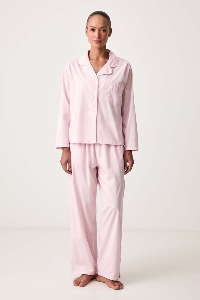 United Colors of Benetton Dvoudílné pyžamo dámské bavlněné růžová 47QP3P015
