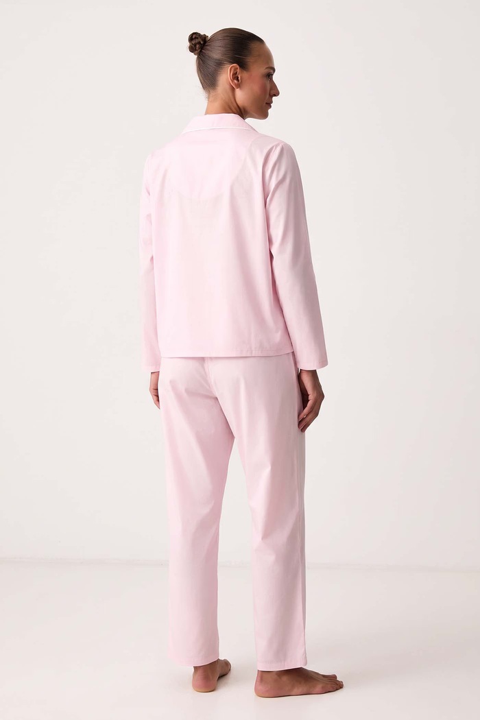 United Colors of Benetton Dvoudílné pyžamo dámské bavlněné 47QP3P015 růžová AW26