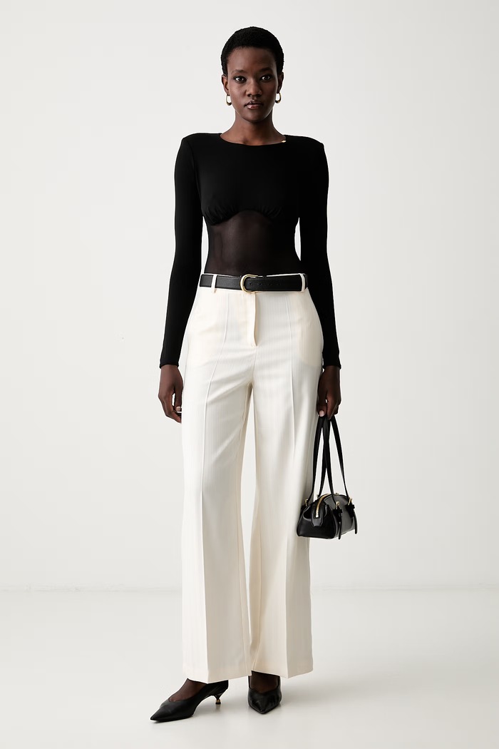 Elisabetta Franchi body damskie BO02666E2 czarny AW26