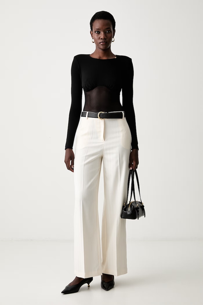 Elisabetta Franchi body damskie BO02666E2 czarny AW26