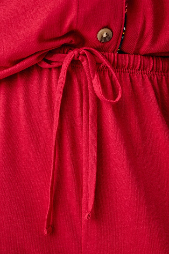 Lauren Ralph Lauren Piżama dwuczęściowa damska z bawełną ILN92561F