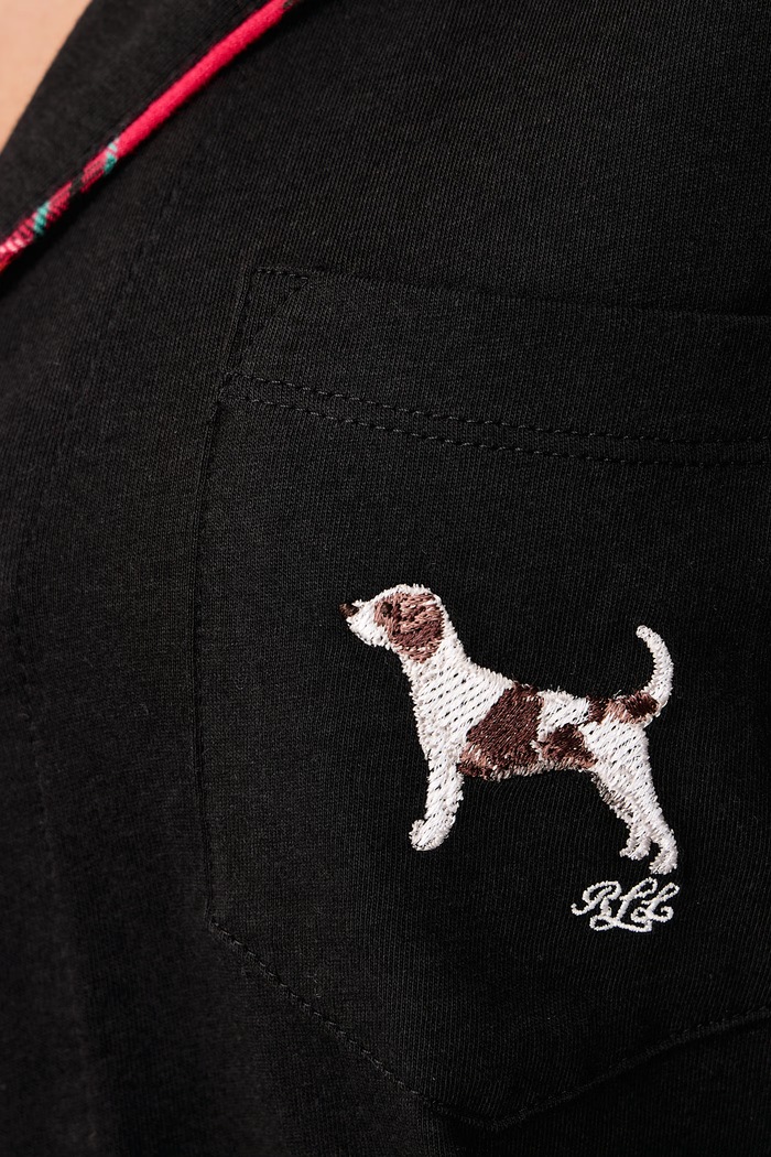 Lauren Ralph Lauren Piżama dwuczęściowa damska z bawełną ILN92561F