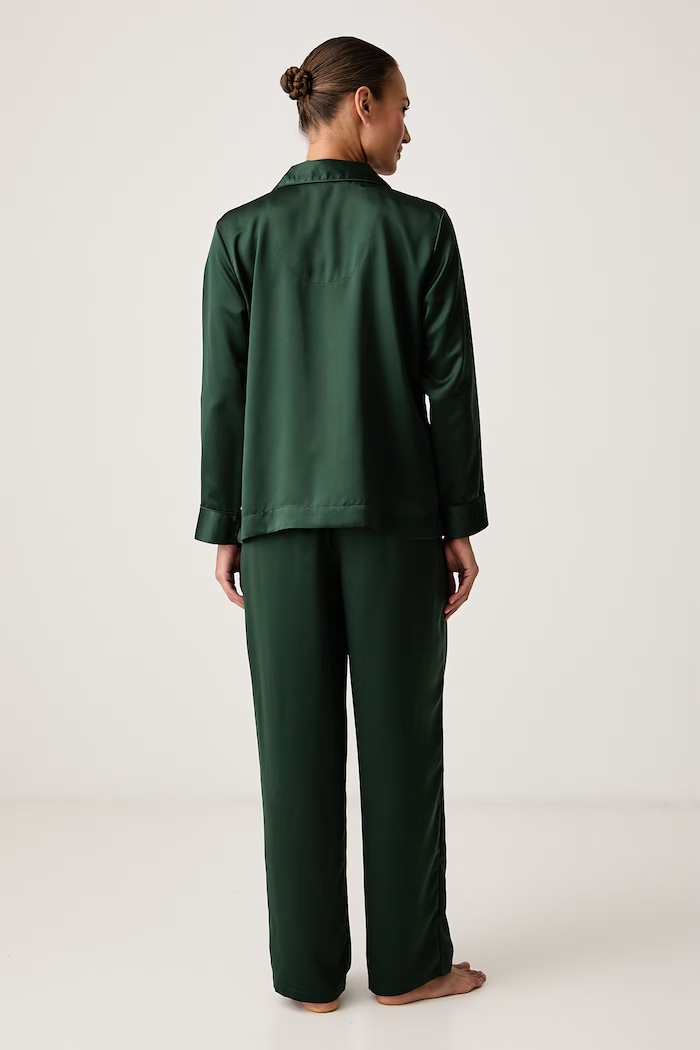 Piżama dwuczęściowa damska Lauren Ralph Lauren ILN92556 zielony