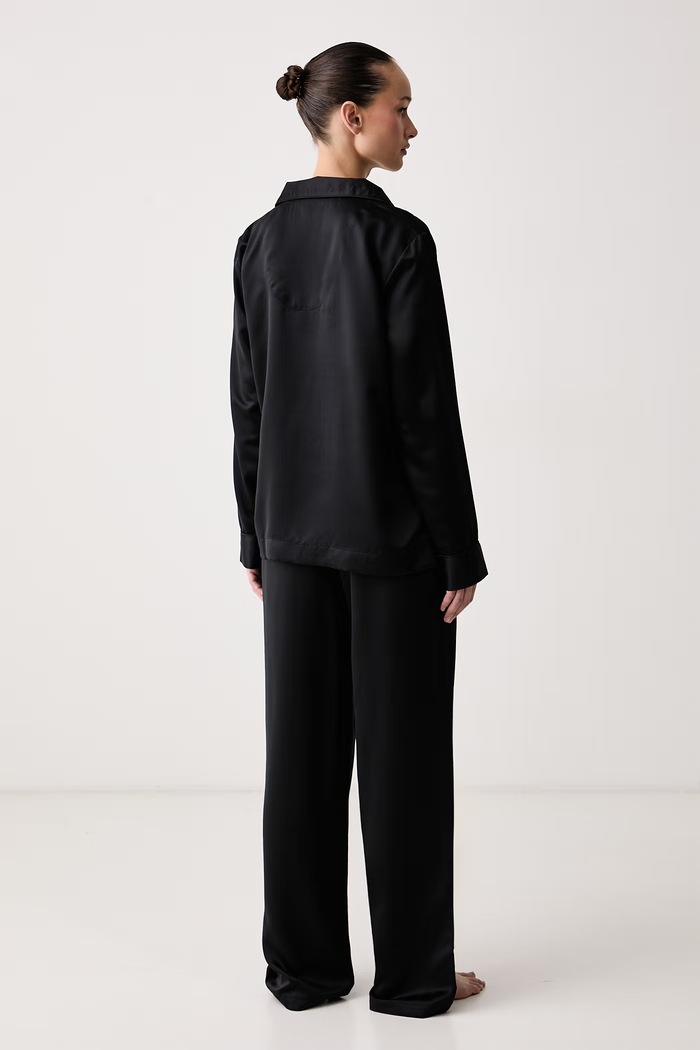 Piżama dwuczęściowa damska Lauren Ralph Lauren ILN92556 czarny