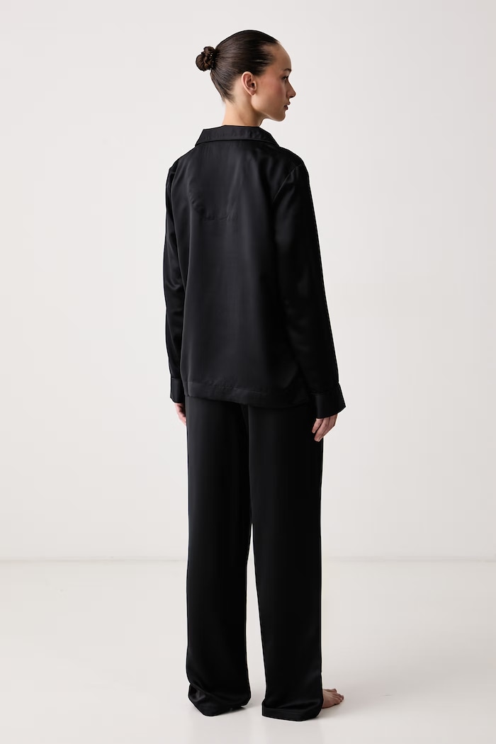 Piżama dwuczęściowa damska Lauren Ralph Lauren ILN92556 czarny