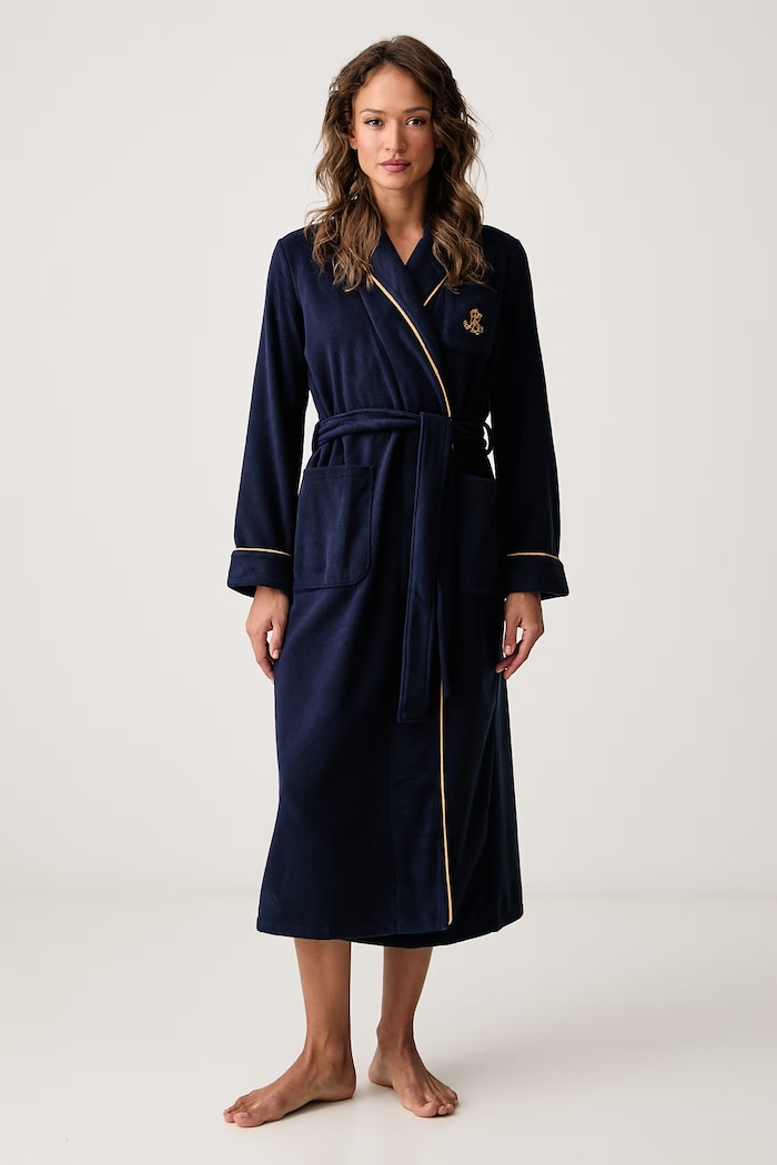 Lauren Ralph Lauren Szlafrok damski granatowy ILN52564