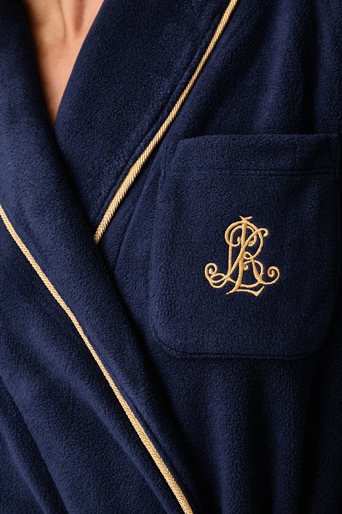 Szlafrok damski Lauren Ralph Lauren ILN52564 granatowy