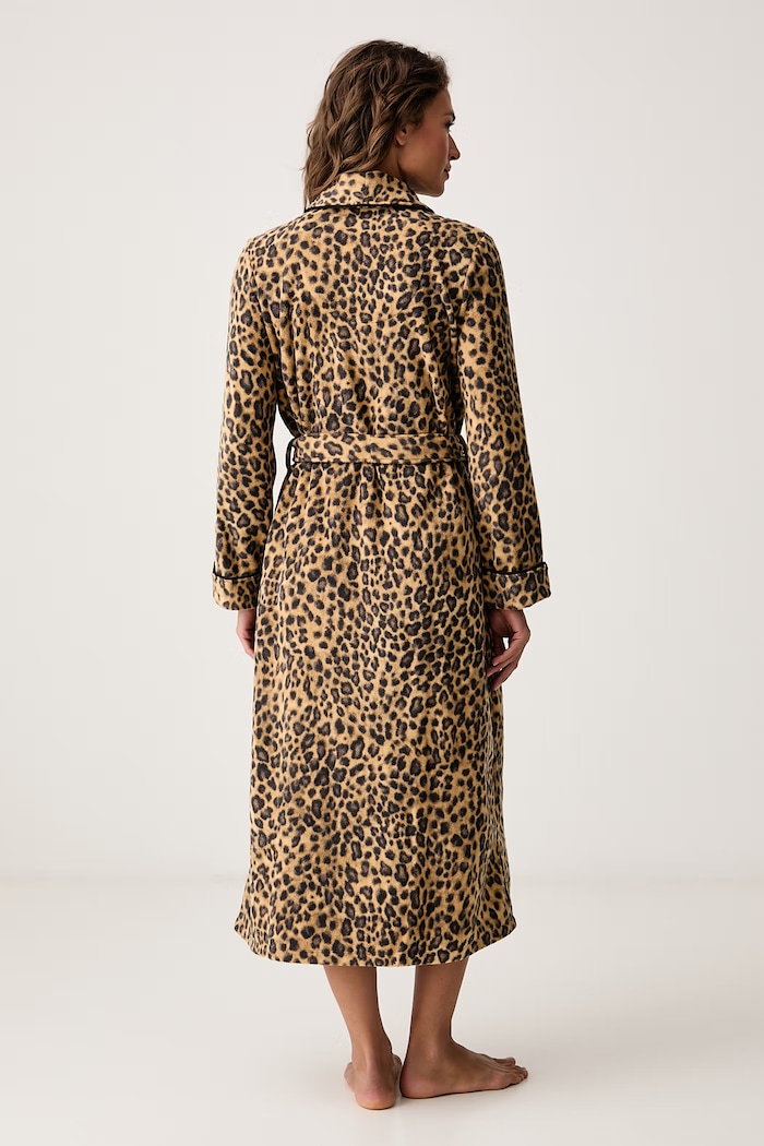 Lauren Ralph Lauren Szlafrok damski ILN52564 brązowy AW26