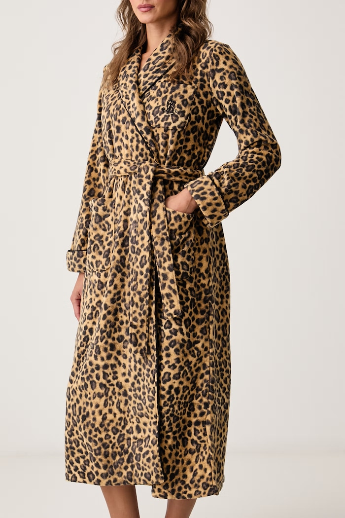 Odzież Lauren Ralph Lauren Szlafrok damski ILN52564 brązowy