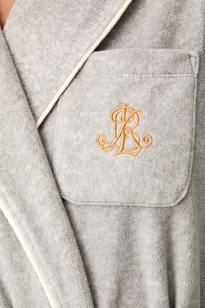 Szlafrok damski Lauren Ralph Lauren ILN52564 szary