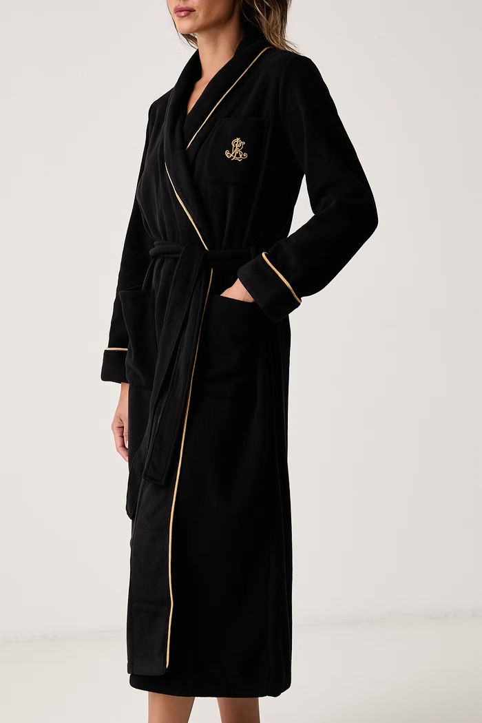 Odzież Lauren Ralph Lauren Szlafrok damski ILN52564 czarny
