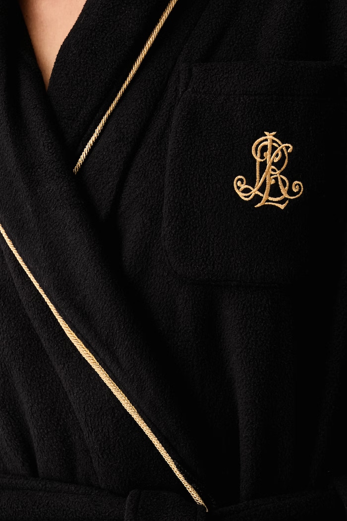 Szlafrok damski Lauren Ralph Lauren ILN52564 czarny