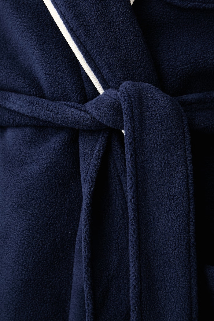 Szlafrok damski polarowy Lauren Ralph Lauren ILN42564 granatowy