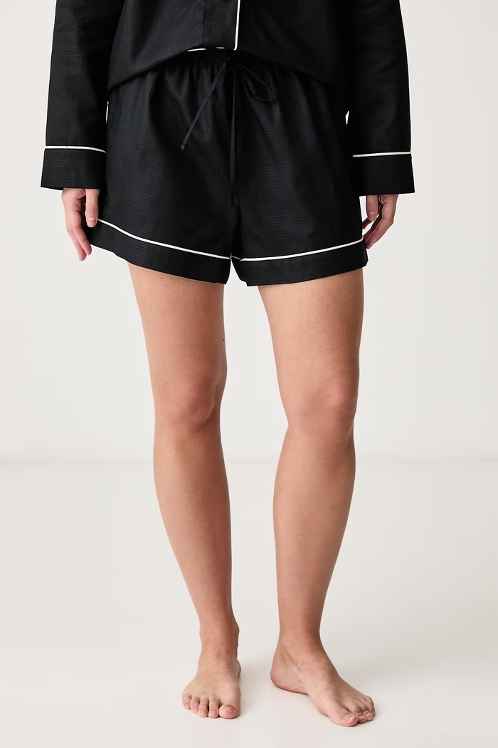 Lauren Ralph Lauren Piżama dwuczęściowa damska bawełniana ILN12555 czarny AW26