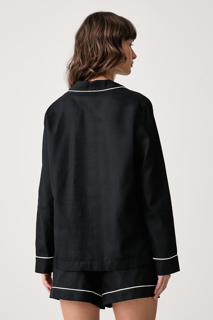 Odzież Lauren Ralph Lauren Piżama dwuczęściowa damska bawełniana ILN12555 czarny