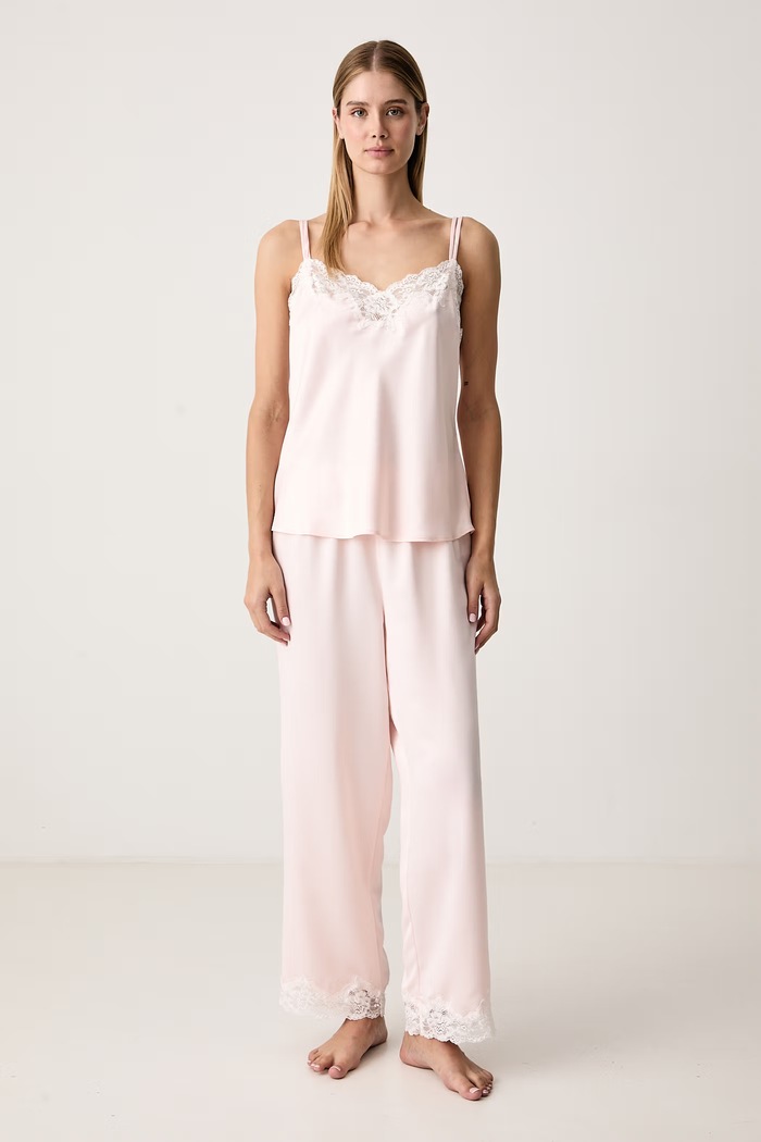 Lauren Ralph Lauren Piżama damska różowy ILN91684