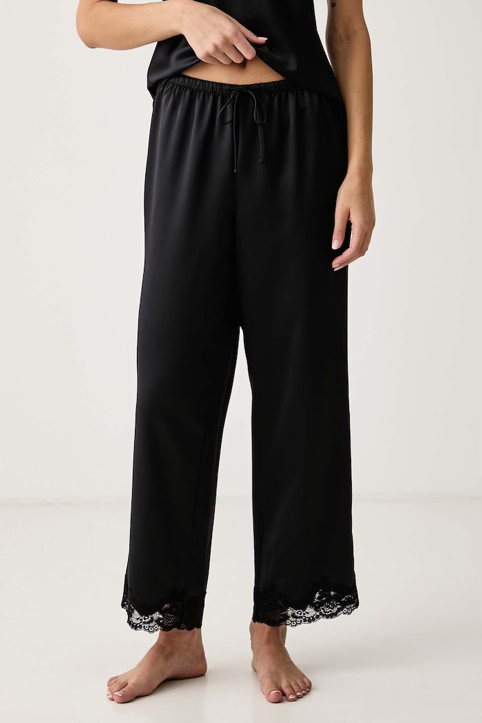 Piżama damska Lauren Ralph Lauren ILN91684 czarny