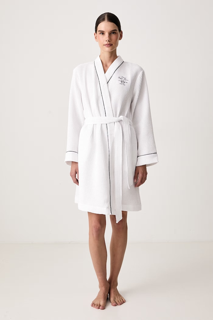 Lauren Ralph Lauren Szlafrok z bawełną biały ILN42547