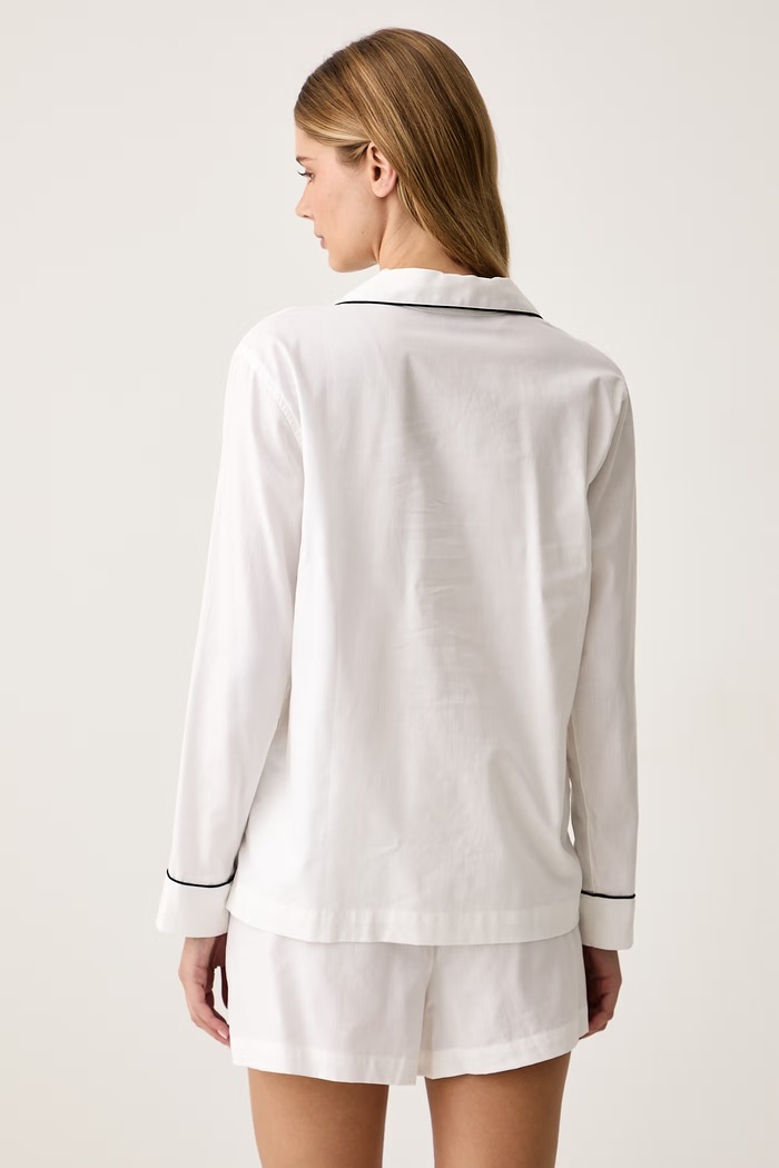 Lauren Ralph Lauren Pijama pentru femei din bumbac ILN12545 alb AW26