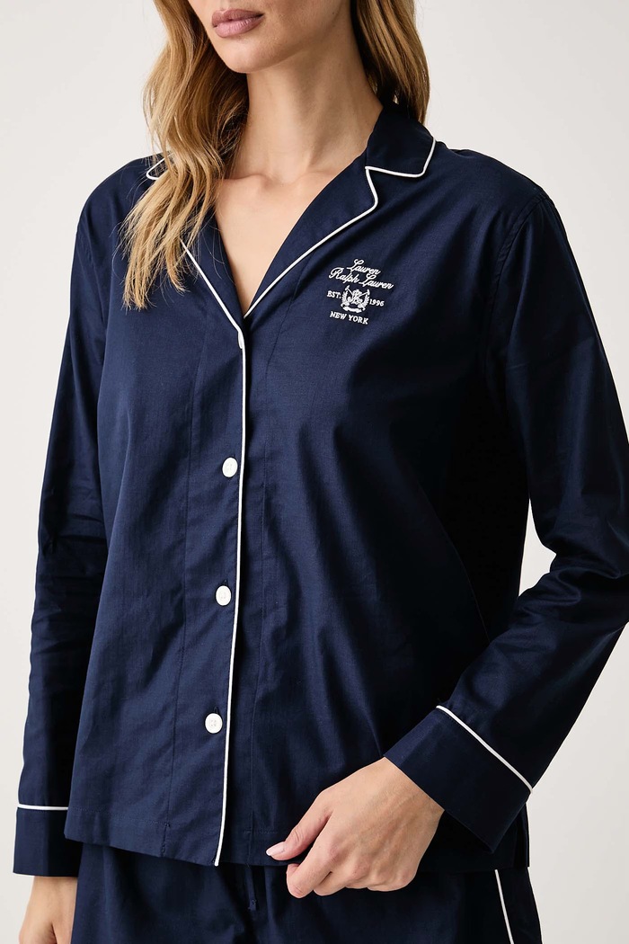 Odzież Lauren Ralph Lauren Piżama damska bawełniana ILN12545 granatowy