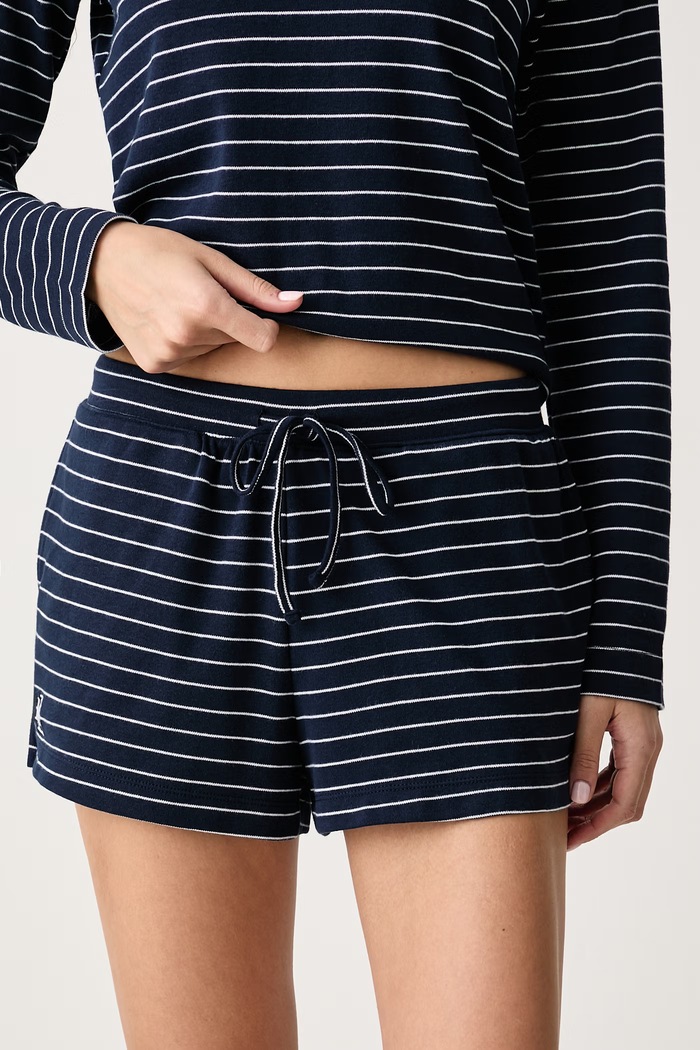 Odzież Lauren Ralph Lauren Piżama damska z bawełną ILN12523 granatowy
