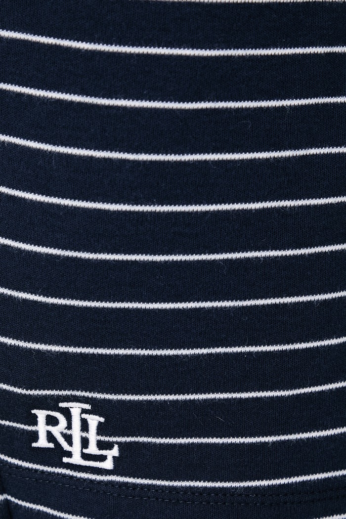 Piżama damska z bawełną Lauren Ralph Lauren granatowy ILN12523