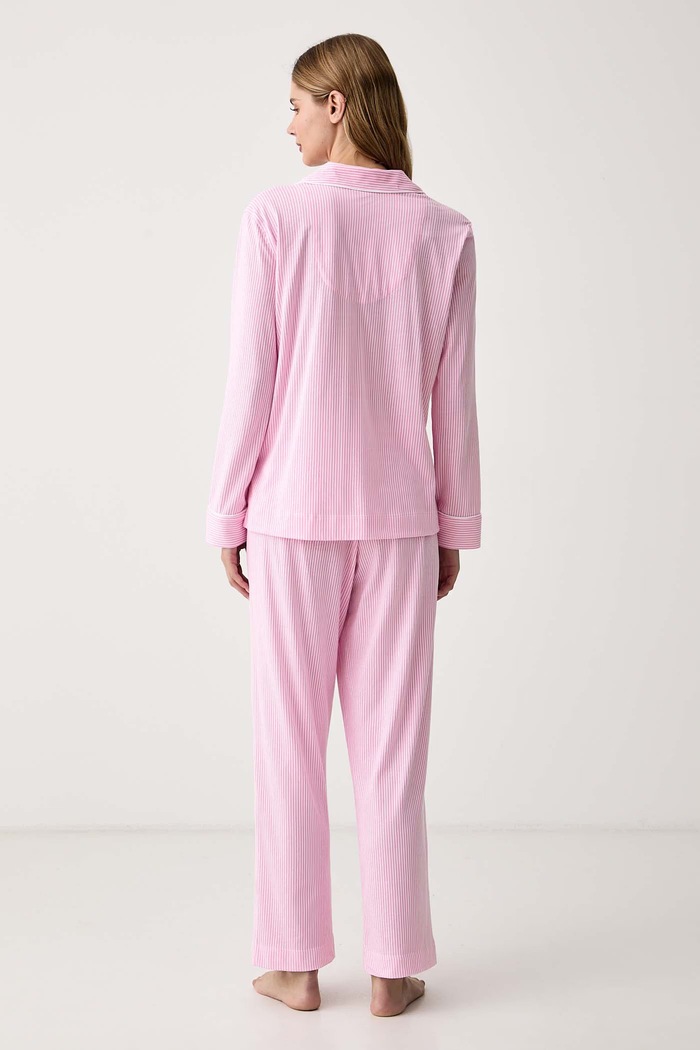 Lauren Ralph Lauren Piżama damska bawełniana I818702 różowy AW26