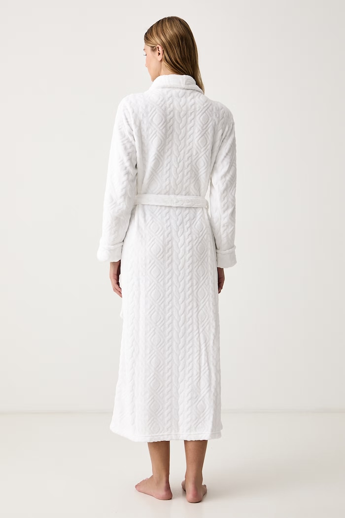 Lauren Ralph Lauren Szlafrok damski ILN52534 biały AW26