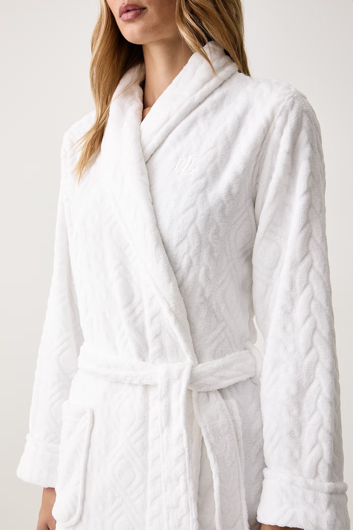 Odzież Lauren Ralph Lauren Szlafrok damski ILN52534 biały
