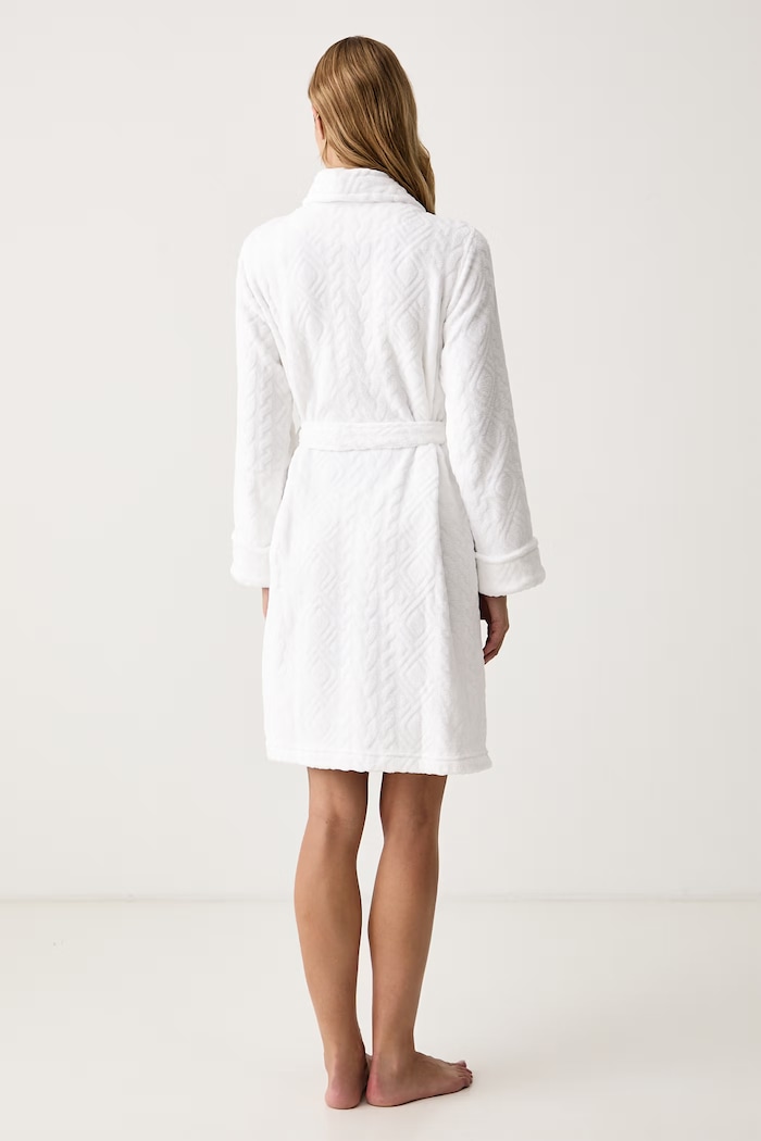 Lauren Ralph Lauren Szlafrok damski ILN42534 biały AW26