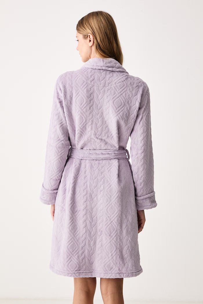 Lauren Ralph Lauren Szlafrok damski ILN42534 fioletowy AW26