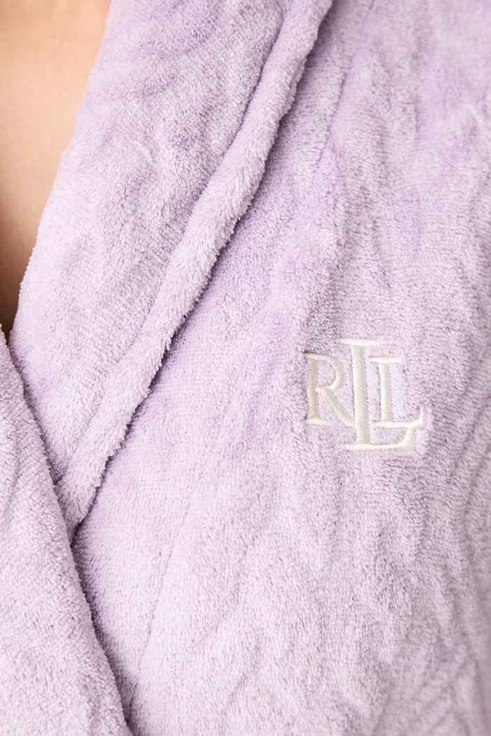 Szlafrok damski Lauren Ralph Lauren ILN42534 fioletowy