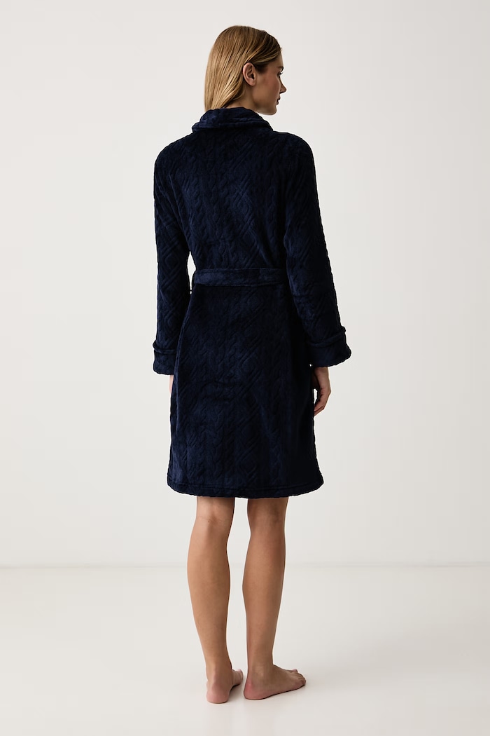 Lauren Ralph Lauren Szlafrok damski ILN42534 granatowy AW26