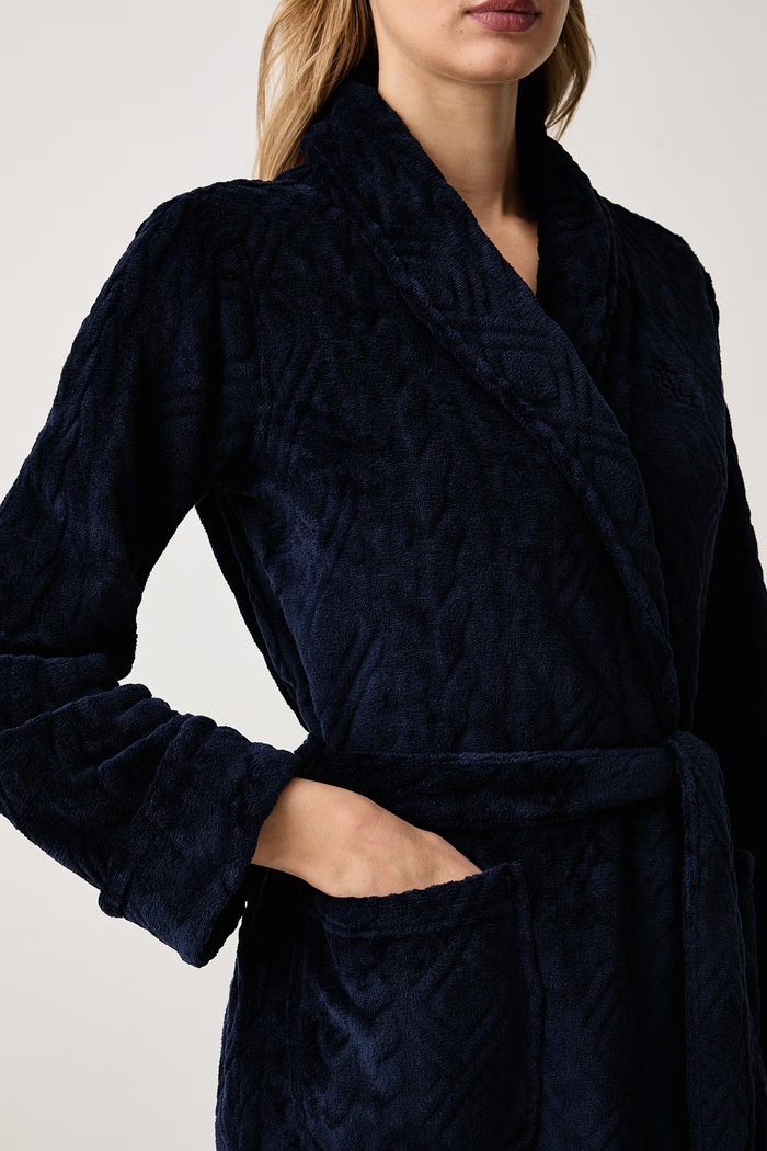 Odzież Lauren Ralph Lauren Szlafrok damski ILN42534 granatowy
