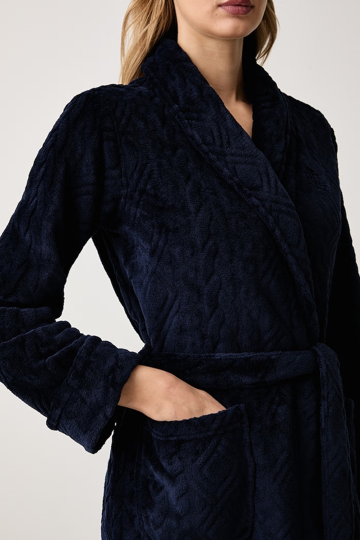 Odzież Lauren Ralph Lauren Szlafrok damski ILN42534 granatowy