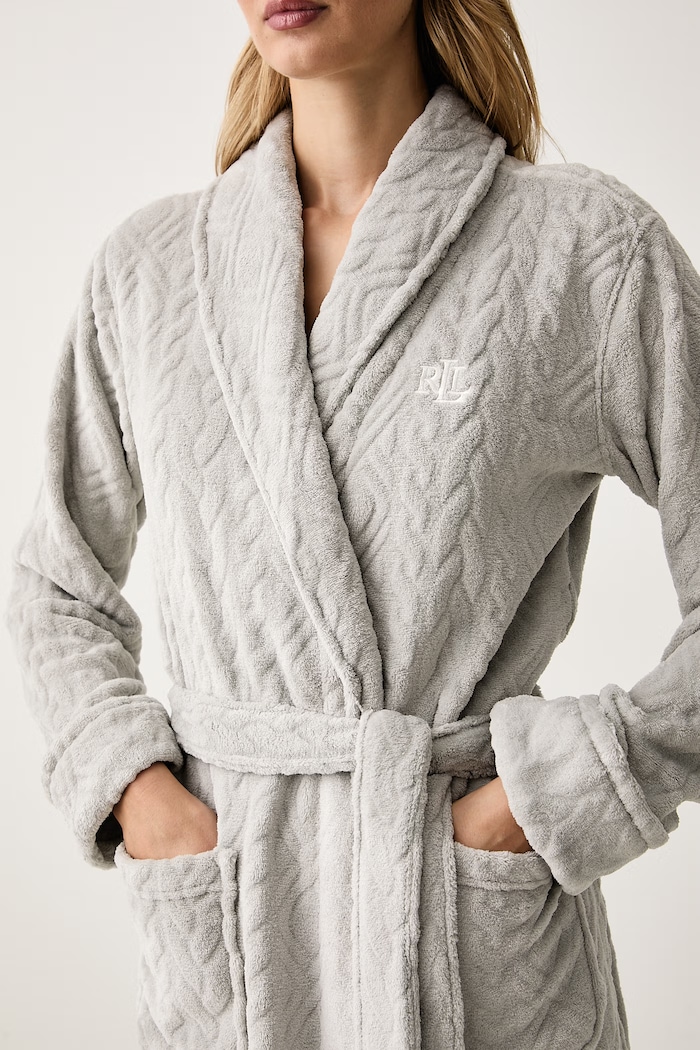 Odzież Lauren Ralph Lauren Szlafrok damski ILN42534 szary
