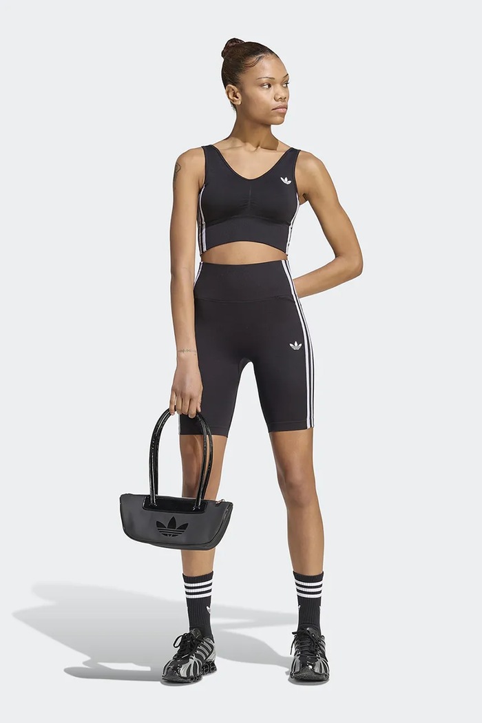 Odzież adidas Originals Biustonosz sportowy Essentials Seamless KZ4109 czarny