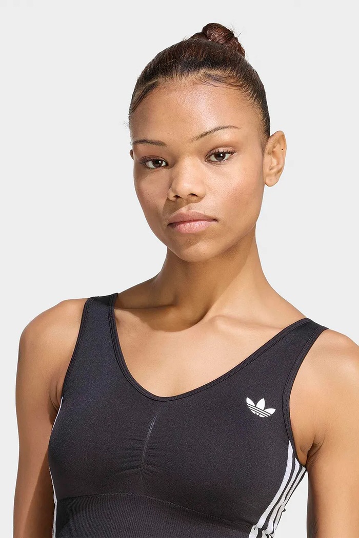 Biustonosz sportowy Essentials Seamless adidas Originals KZ4109 czarny