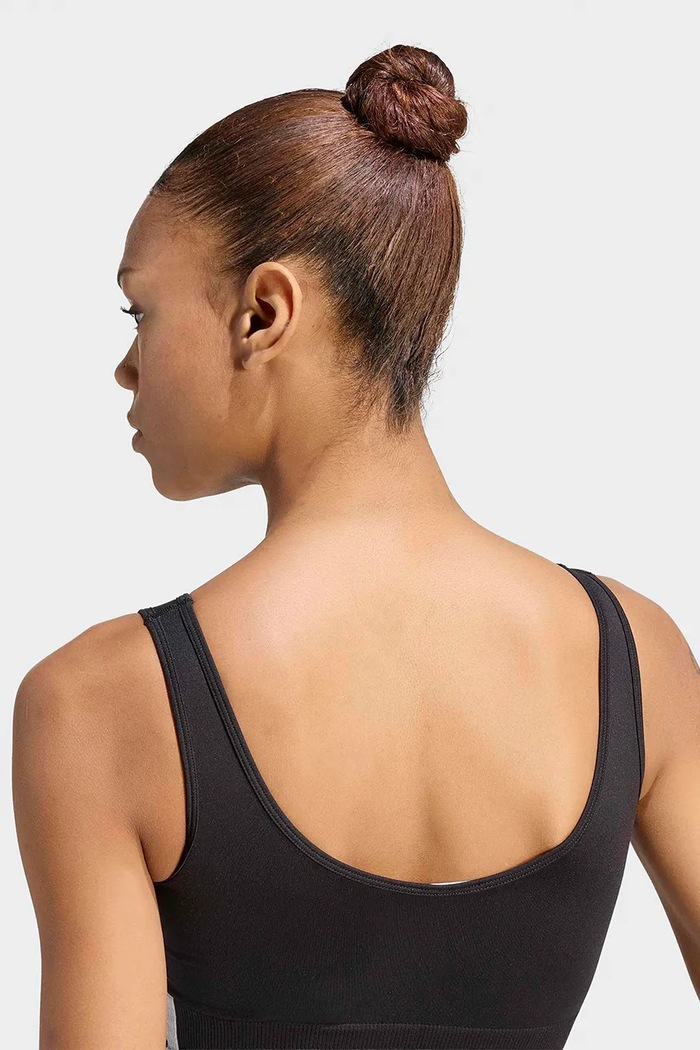 Biustonosz sportowy Essentials Seamless adidas Originals czarny KZ4109