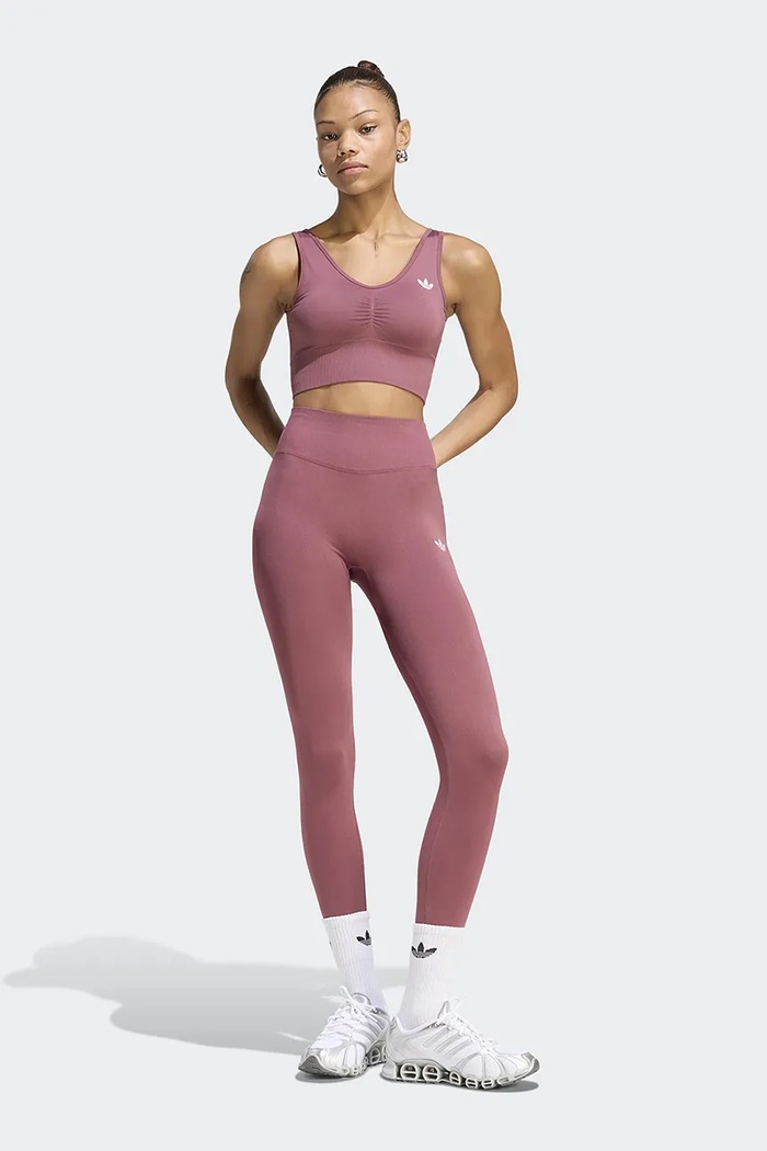 Odzież adidas Originals Biustonosz sportowy Essentials Seamless KU9730 różowy