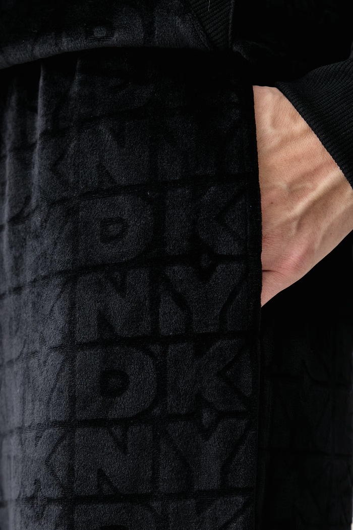 DKNY Komplet lounge damski welurowy YI90148