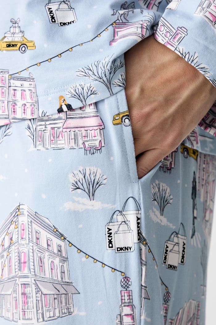 DKNY Piżama damska z wiskozą YI90140F