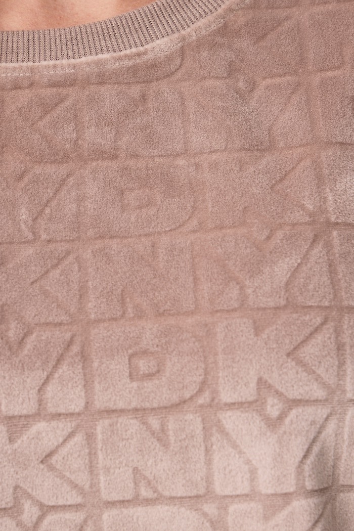 DKNY Piżama dwuczęściowa damska welurowa YI80148