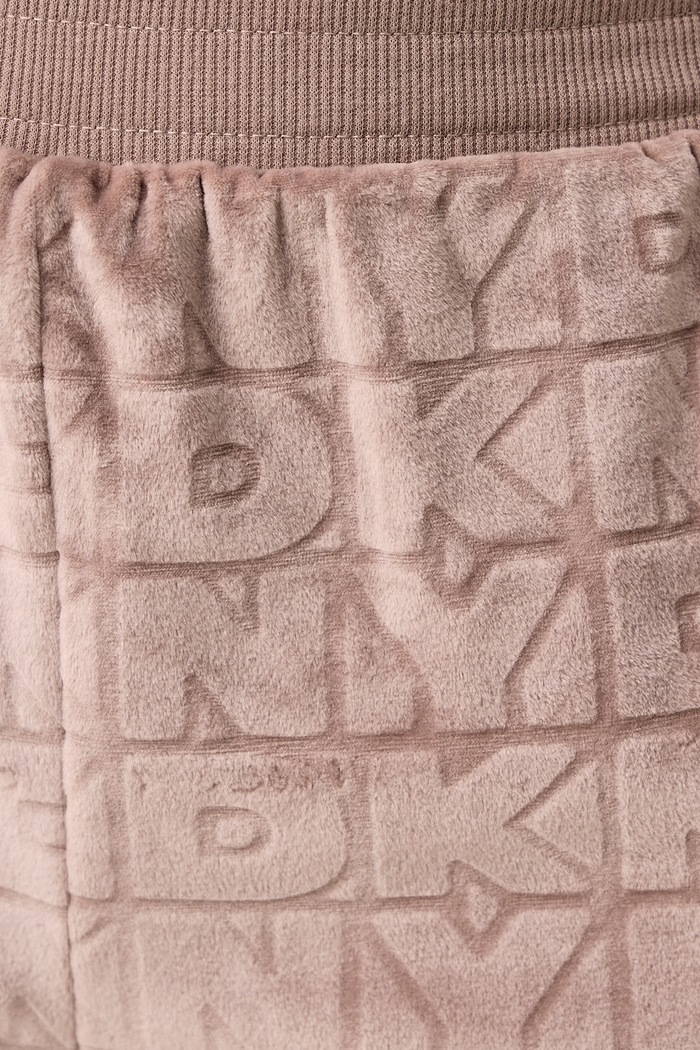 DKNY Piżama dwuczęściowa damska welurowa YI80148