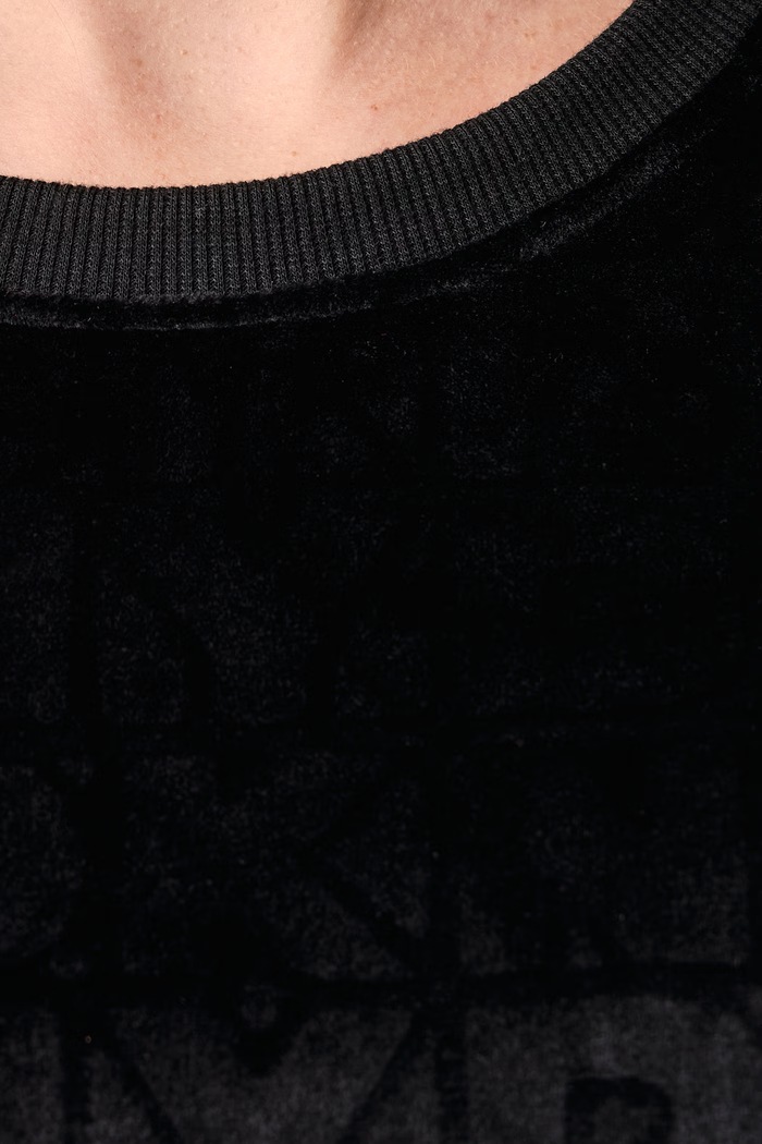 DKNY Piżama dwuczęściowa damska welurowa YI80148