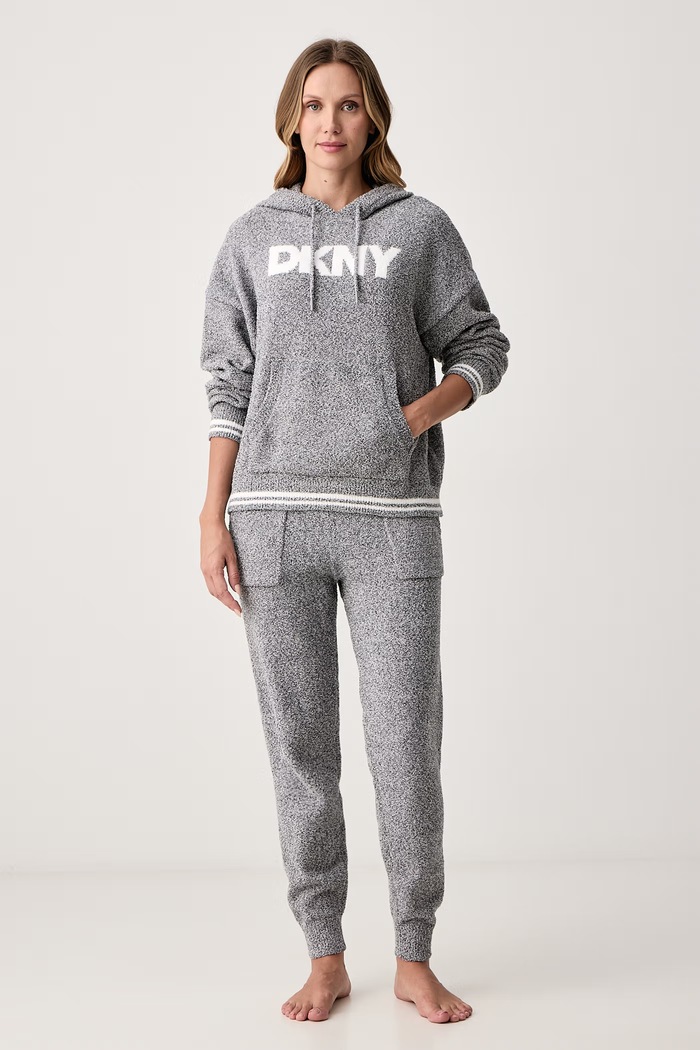 DKNY Piżama dwuczęściowa damska szary YI80144