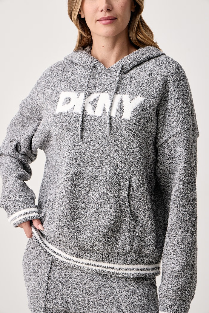 Piżama dwuczęściowa damska DKNY szary YI80144